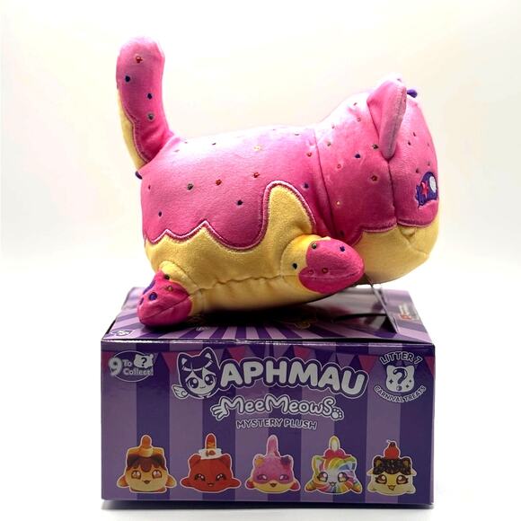 Aphmau Meemeows Frosted Cookie Cat from Litter 7 Carnival Treats, Plush, New - Picture 2 of 6